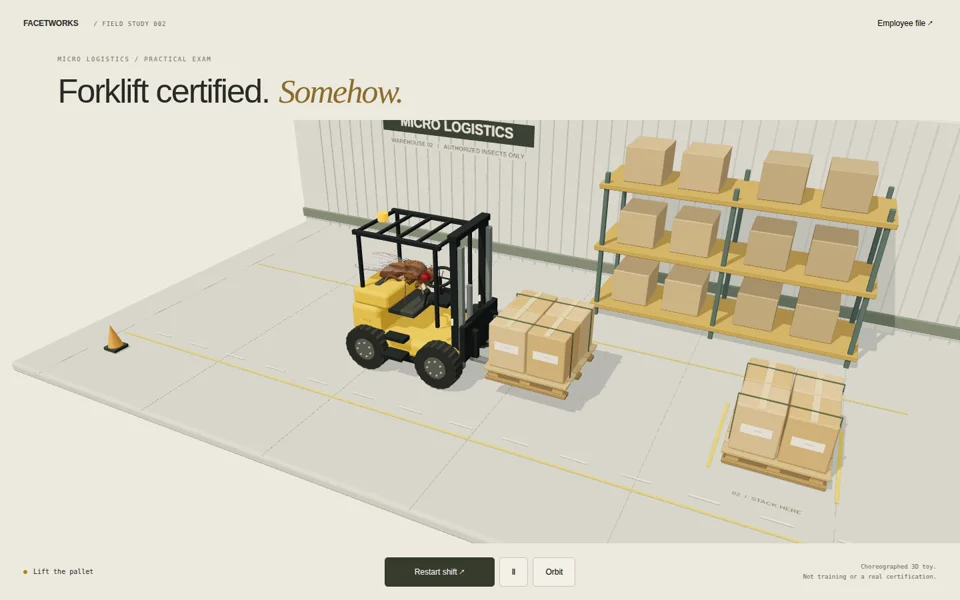 Forklift Certified. Somehow. live preview
