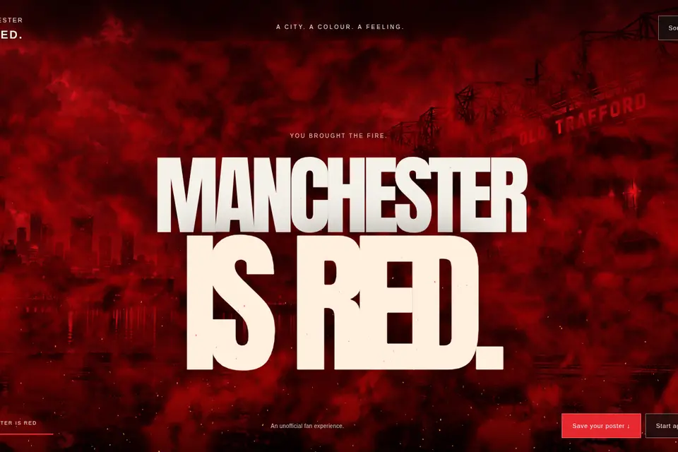 Paint Manchester Red live preview