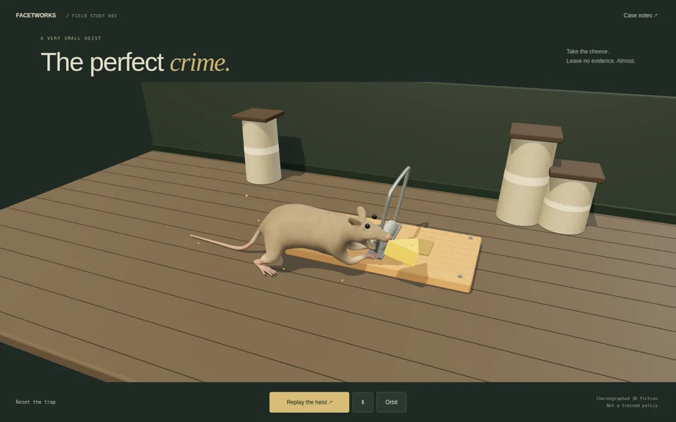 The Cheese Heist live preview